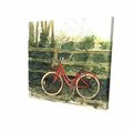 Fondo 12 x 12 in. Riding in the Woods by Bicycle-Print on Canvas FO2792560